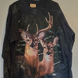 Awesome deer graphic long sleeve tshirt